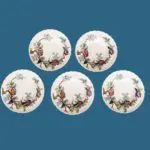 Set de 10 Assiettes Creuses English Rose