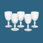 Set de 5 Verres à Vin Anciens Lunéville