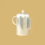 Silver Simple Coffee Pot