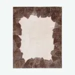 Tapis Oursin Brun et Naturel