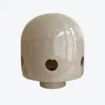 Object 24 Crackled Enamel Mushroom Lamp M