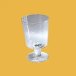 Set of 5 Clear Stemmed Glasses