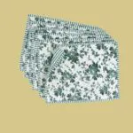 Lot de 6 Sets de Table Pompon Olive