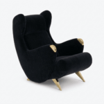 Cadillac Armchair Brass