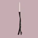 Bougeoir Nastro Patine Noire