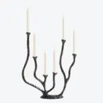 Alga Candle Holder Multi Black Patina