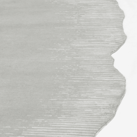 Vitesse Rug Grey Oval Atelier Février The Invisible Collection