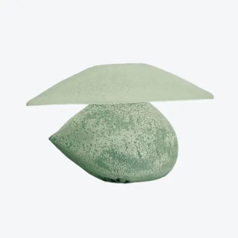 Scavo Lamp - Green Glass, USA Use | UL Listed