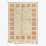 Boundaries Rug Natural & Rose