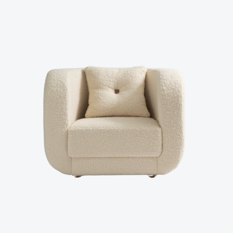 Spontini Armchair - Dedar, Vladimiro - Tabacco
