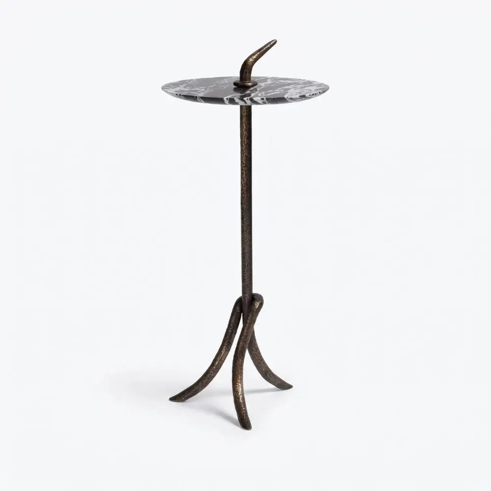 Volute Side Table Bronze