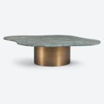 Table Basse White Shadow Marbre Vert