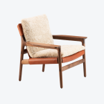 Fauteuil Lounge Sela Accoudoirs Larges