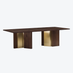Izar Dining Table Brass