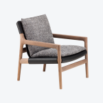 Fauteuil Lounge Sela Accoudoirs étroits