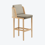 Tabouret De Bar Throne Rotin