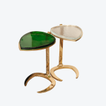 Pair of Serti sur Vide Martini Tables