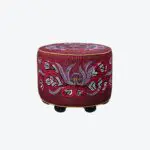 Eden Regularis Ottoman Medium Burgundy