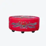 Eden Regularis Ottoman Large Red