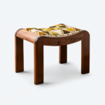 Upholstered Curule Stool