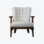 Pair of Catherine Armchairs By Guillerme & Chambron