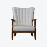 Pair of Petit Repos Armchairs By Guillerme & Chambron
