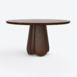 Dress Up Round Table Wood