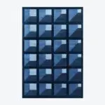 Tapis Labyrinthe de Jardin Bleu