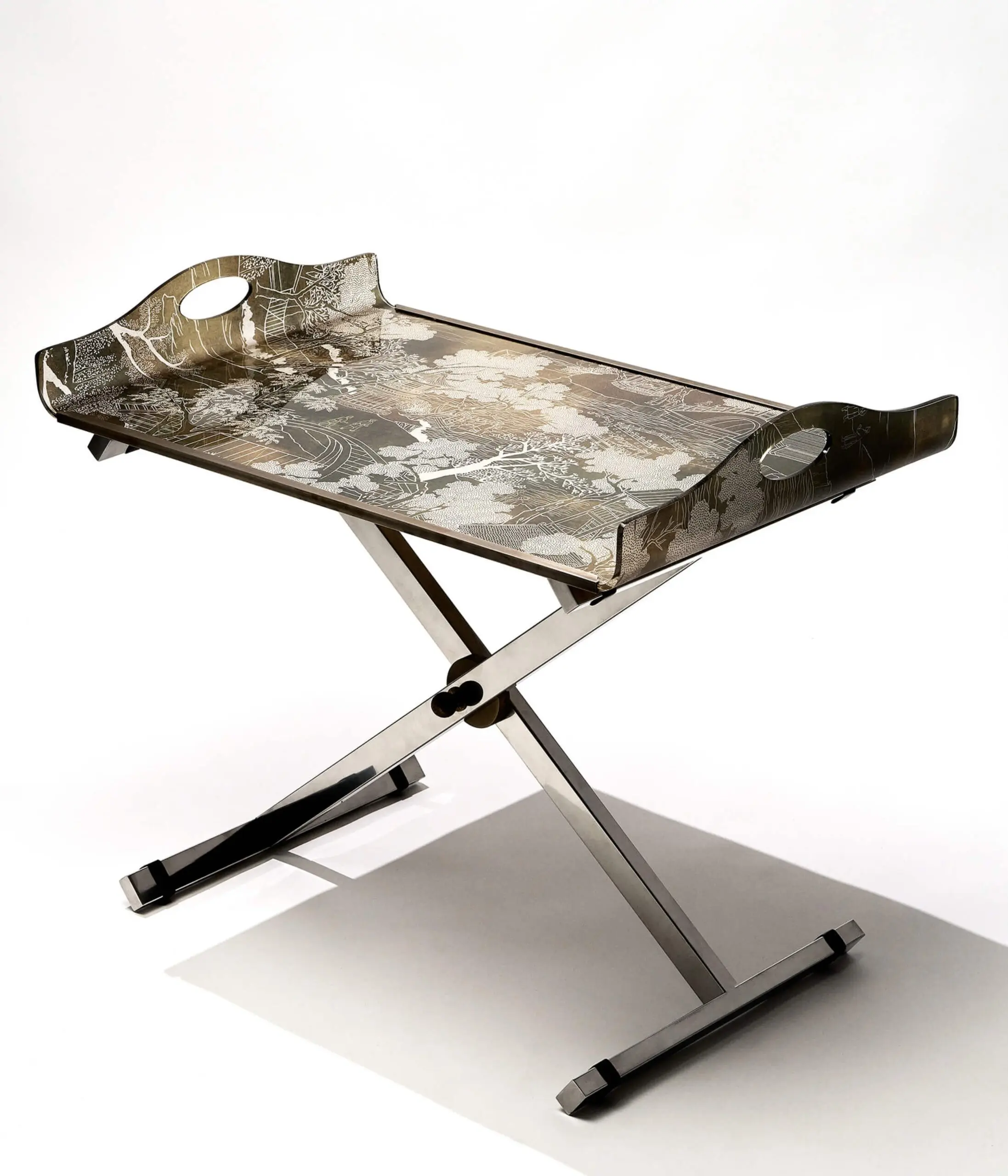 InvisibleCollection_DroulersArchitecture_FoldyButleryTray_AfterLaverneBronze_BurnishedBrass