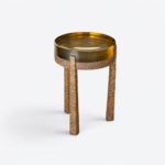 Mirra Round Side Table Oak