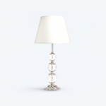 Lampe De Table Stone Argentée