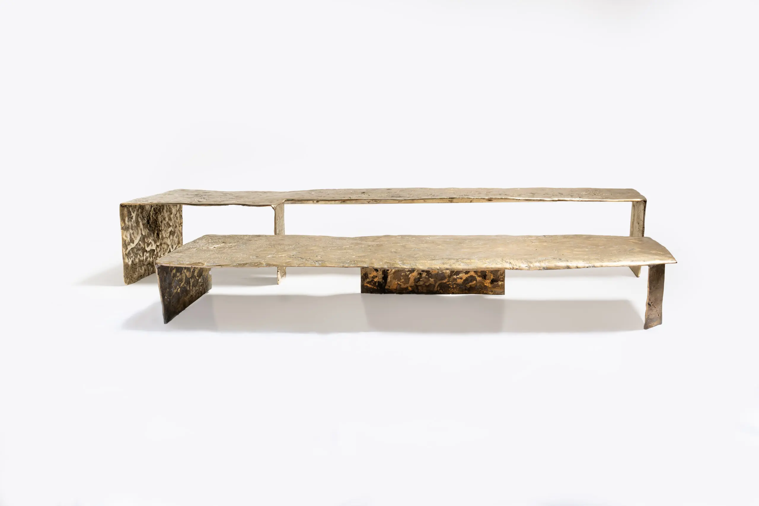 InvisibleCollection_GustavoNeves_Enso I coffee table - front one - and Enso II coffee table - photo 1