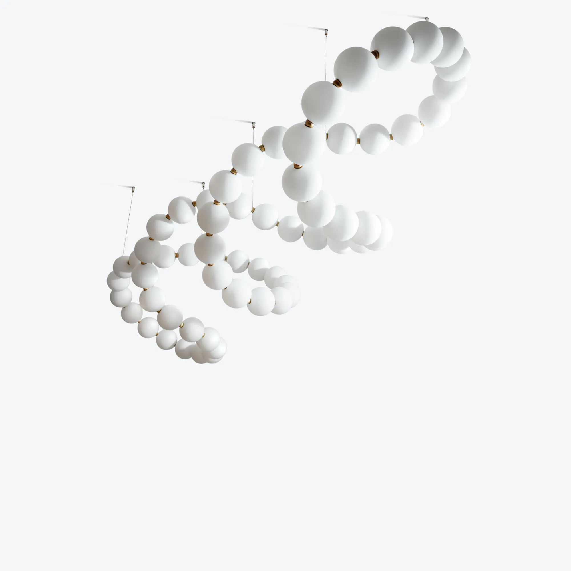 Lustre Torsade De Perles
