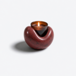 Bougeoir Ubi Terracotta Rose