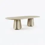 Dress Up Stone Oblong Dining Table