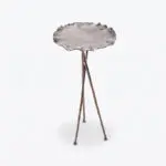 Fiore Side Table Nickel