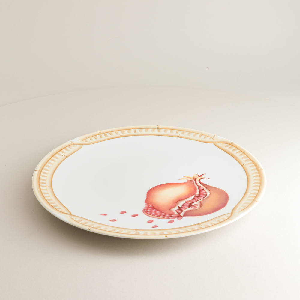 InvisibleCollection_Laclaux_Diner_Plate_Rotin_et_Fleurs
