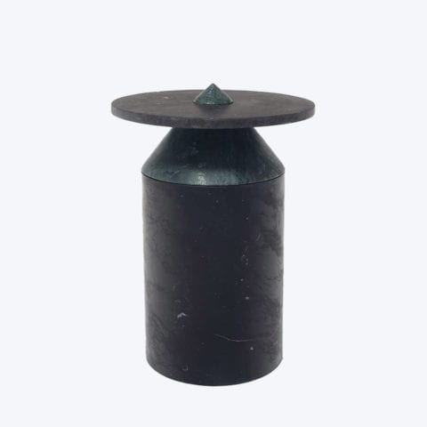 Totem Black Marquina Side table