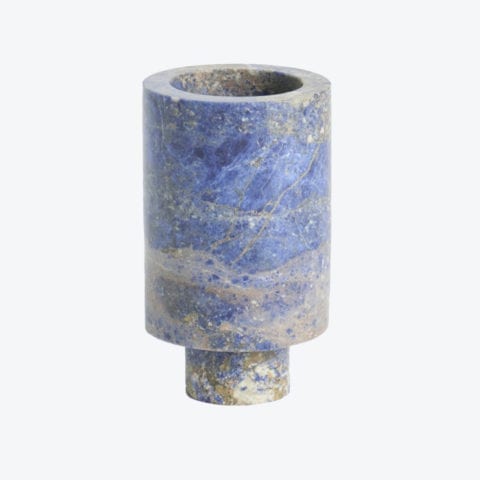 Inside Out Blu Sodalite Vase