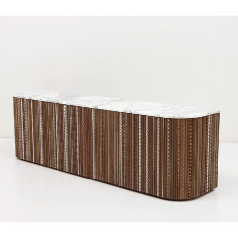 The Invisible Collection Nada Debs Funquetery Pleated Console