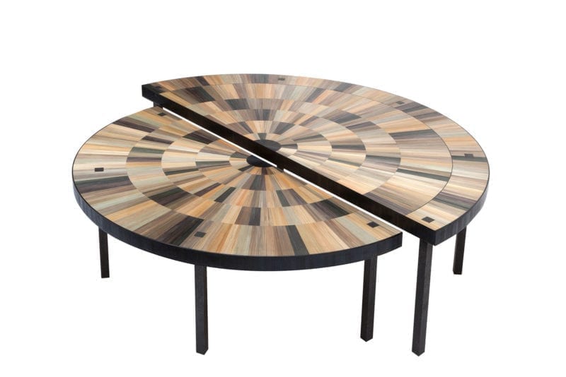coffee table iris by cslb studio, caroline sarkozy - the invisible collection