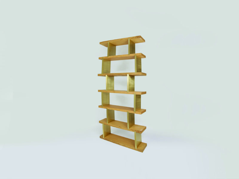 The Invisible Collection Scattered Shelving by Nada Debs