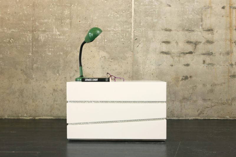 Draw The Line Side Table by Nada Debs