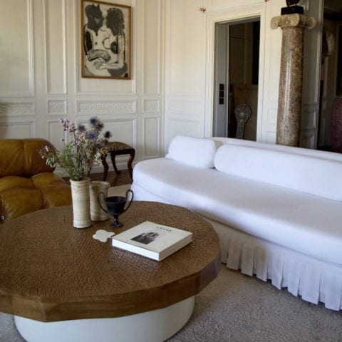The Invisible Collection Palais Royal Froufrou Sofa Pierre Augustin Rose