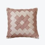 Cross Panel Weave Cushion Cover