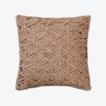Diamond Small Weave Camel Cushion Cover
