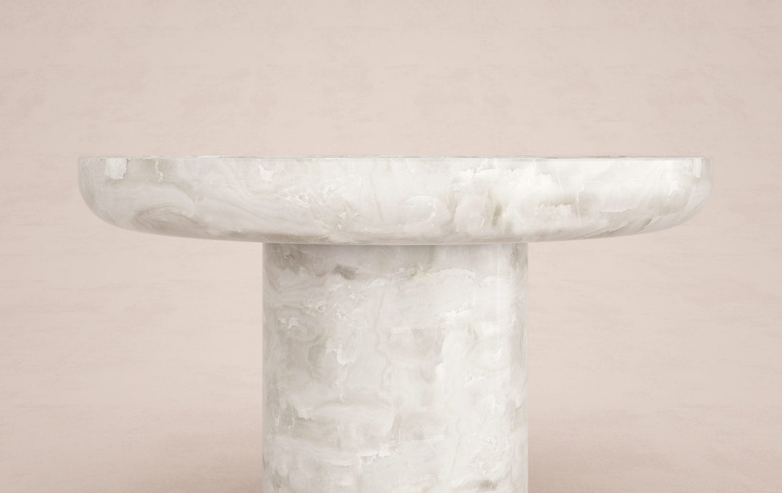 Swan Side Table Marble Francesco Balzano The Invisible Collection