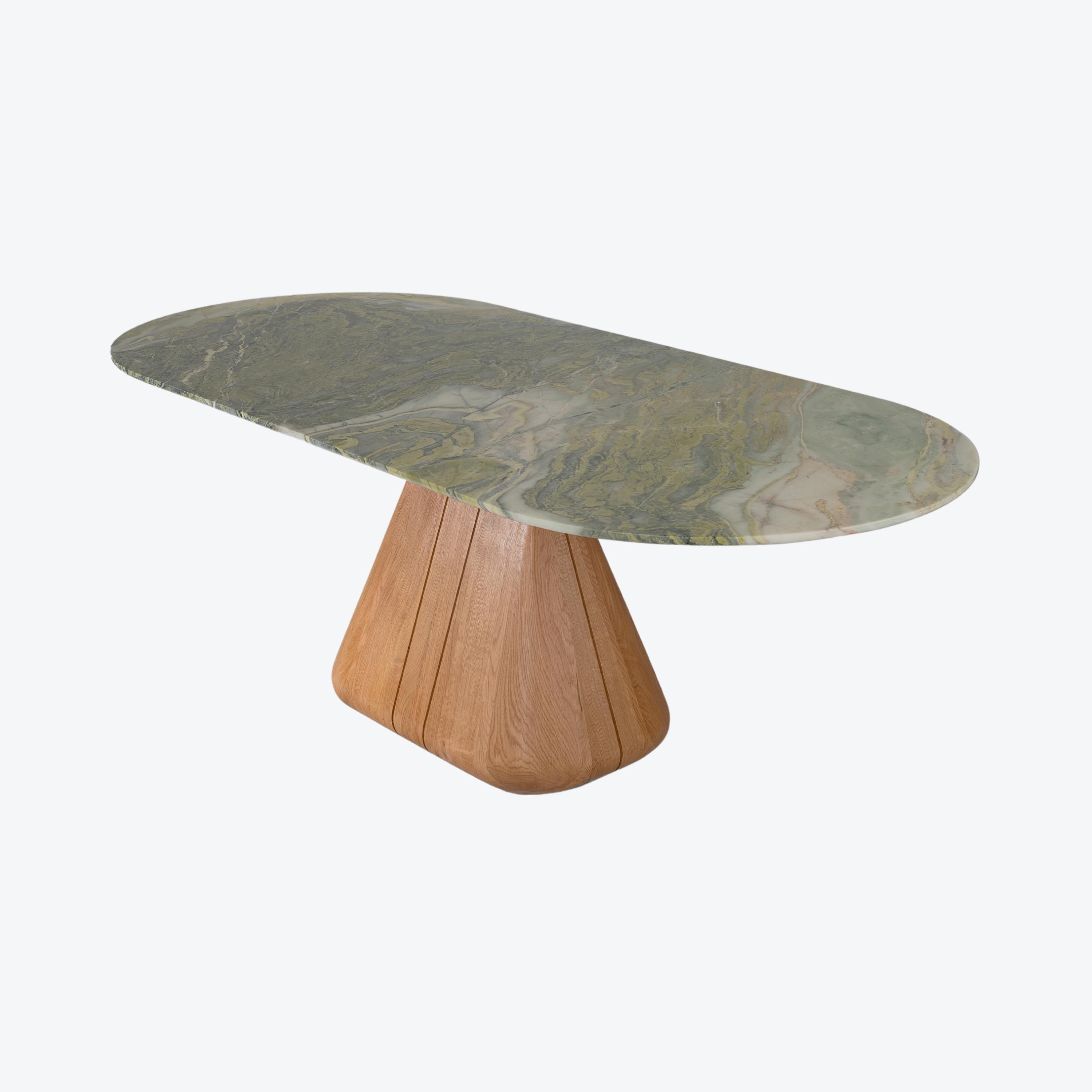 Udukkai Oak Dining Table Atelier Pendhapa The Invisible Collection