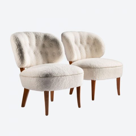Pair of “Gamla Berlin” Carl Malmsten Chairs