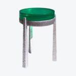 Mirra Side Table Emerald Aluminium